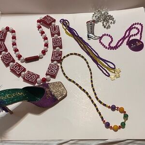 Mardi Gras Krewe of Muses & Nyx Collector Lot - 2025 Boot, Shoe & Signature Bead